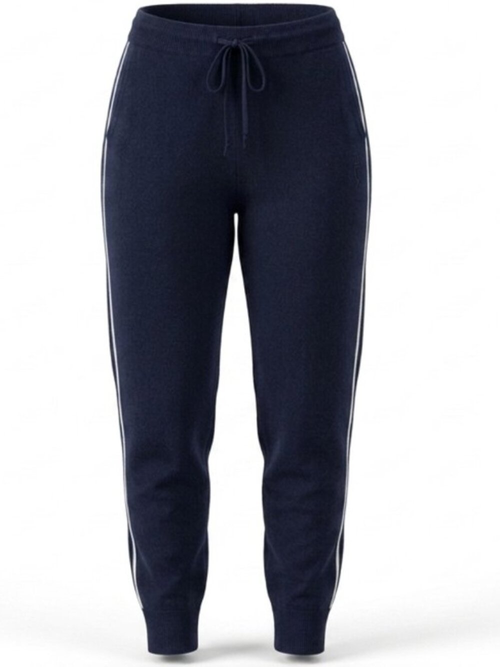 RLX Ralph Lauren Women’s 100% Washable Cashmere Joggers L Navy NWT $368